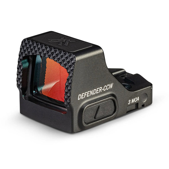 Vortex Optics Defender-CCW Micro Red Dot Sight: 3 MOA Defender Dot Reticle, Black, DEMO-DFCCW-MRD3, Grade B