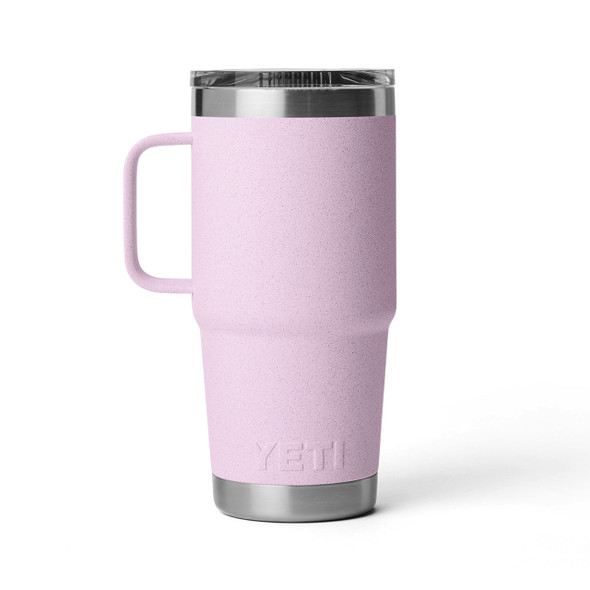 YETI Rambler Travel Mug w/ Stronghold Lid, 591 mL / 20 oz: Cherry Blossom