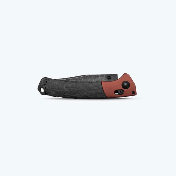 Benchmade 15080BK-04 Crooked River Knife: Burnt Copper / Black Micarta, Clip-Point