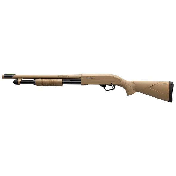 Winchester SXP Defender Shotgun, Dark Earth: 12 Gauge-3", 18.5" Barrel, Model 512326395