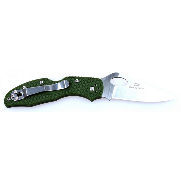 Ganzo Knife Firebird F759M Folding Knife, OD Green: Drop Point, Plain Edge Blade, Model F759M-GR