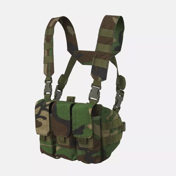Helikon-Tex Chicom Chest Rig - Cordura: US Woodland