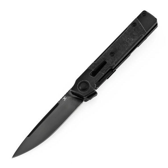 Kansept Kitpu Knife: 2.9", Plain Edge, Mirror DLC Blade, Model K2123A4