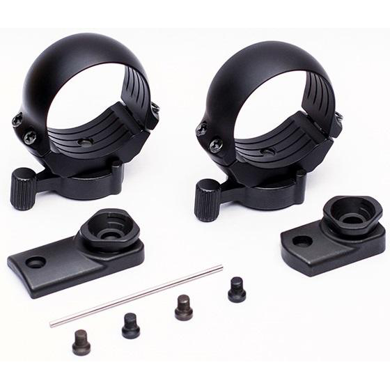 Sauer HexaLock Scope Ring Mounts: 30mm, Mauser M12 / M98 / Rigby Highland Stalker