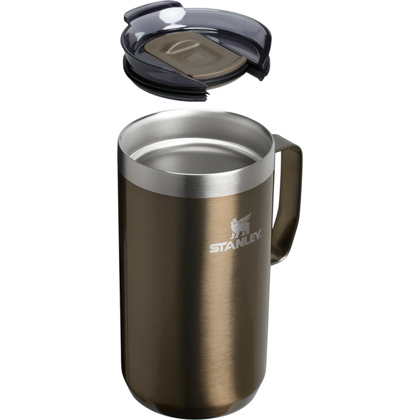 Stanley The Everyday Camp Mug: 24 oz / 709 mL, Gunmetal Shine