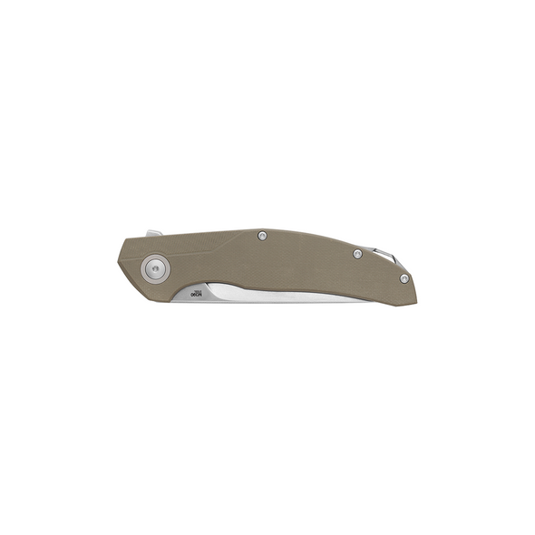 Viper Knives Orso GG Knife: 3.4", Straight Back, Plain Edge Blade, OD G10 Handle, Model V5968GG