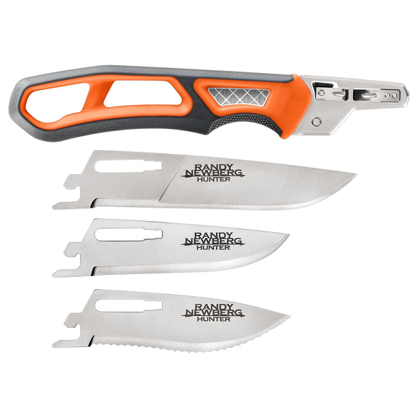 Gerber Randy Newberg EBS Exchangeable Blade System Knife: 3x 440C Blade Designs, Model 31-003857