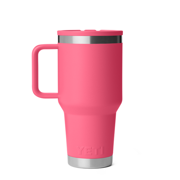 YETI Rambler Travel Straw Mug w/ Colour-Matched Straw Lid, 887 mL / 30 oz: Tropical Pink