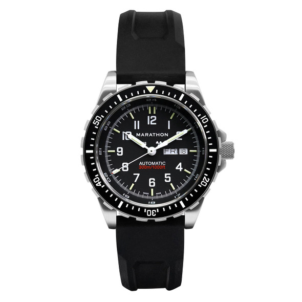 Marathon 46mm JDD Diver's Automatic Type II: 3-Piece Rubber Strap (WW194021SS-0130)