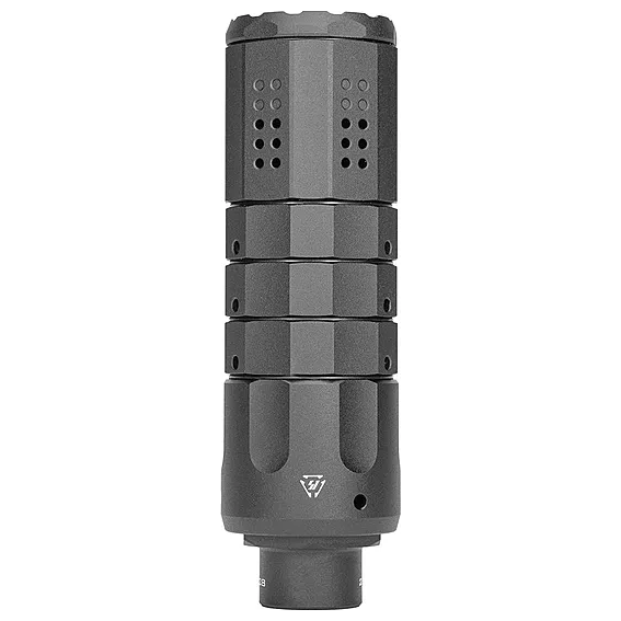 Strike Industries Pistol Linear 1/2-28 Compensator: 9mm, Black