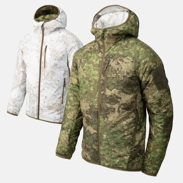 Helikon-Tex Reversible Wolfhound Hoodie Jacket, Pencott Wildwood / Pencott Snowdrift
