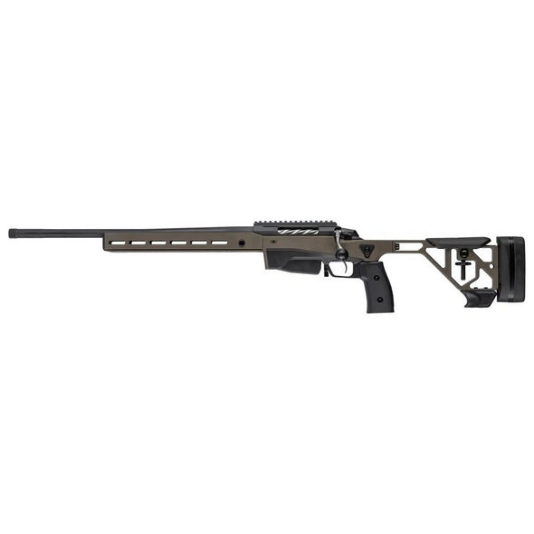 Tikka T3x Ace Game Left-Handed Rifle, Cerakote Midnight Bronze: 300 Win Mag, 24.3"  Barrel, Model TFTT3368B1TC9D3