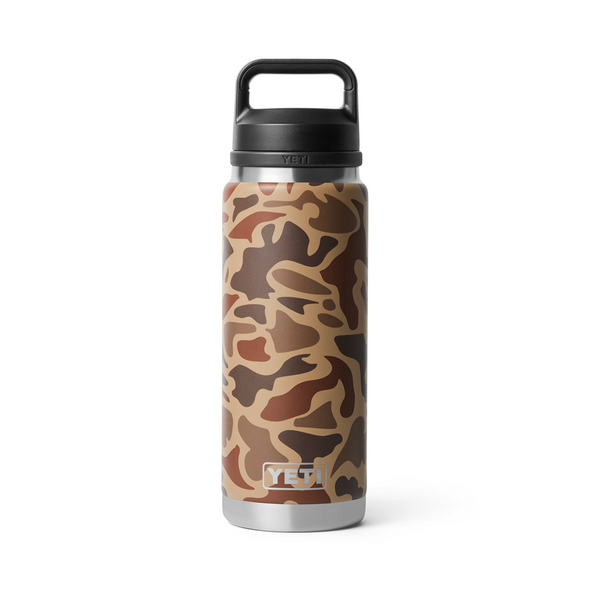 YETI Rambler Bottle w/ Chug Cap, 769 mL / 26 oz: Wetlands Camo
