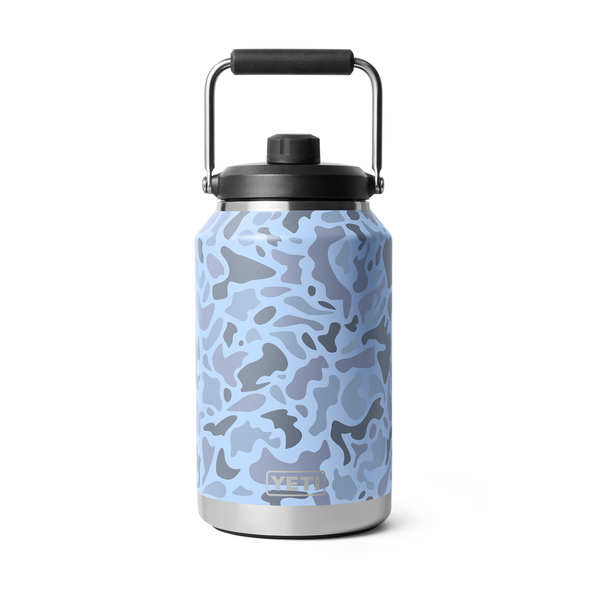 YETI Rambler Jug w/ MagCap Dock, 3.78 L / 1 gal: Blue Camo