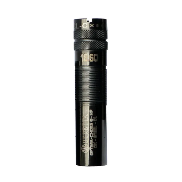 Beretta Choke Tube, Black DLC Coating: Optimachoke HP, 20mm Extended, 12 Gauge, LM / (steel proof)