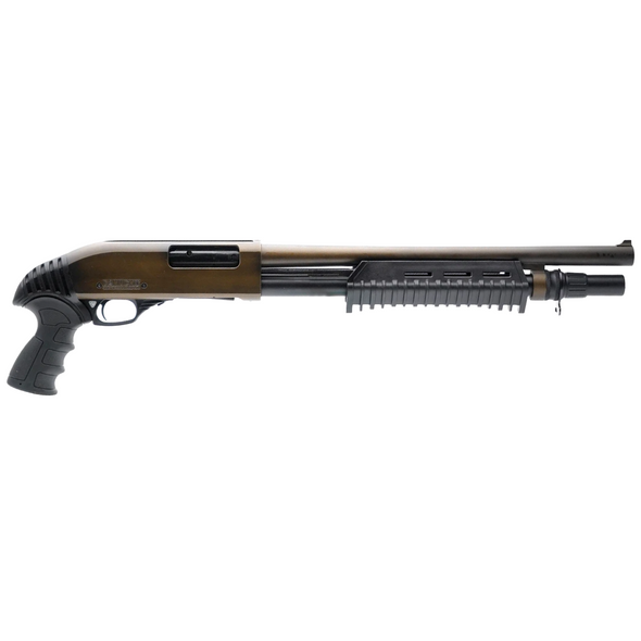 Canuck Enforcer Shotgun, Distressed Bronze: 12 Gauge-3", 17" Barrel, Model CENFDBZ1217