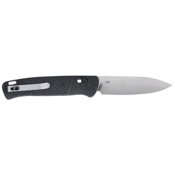 CRKT Counterpart Crossbar Lock Knife: Drop Point, Plain Edge, Satin Blade, Black GRN Handle, Model K430KXP