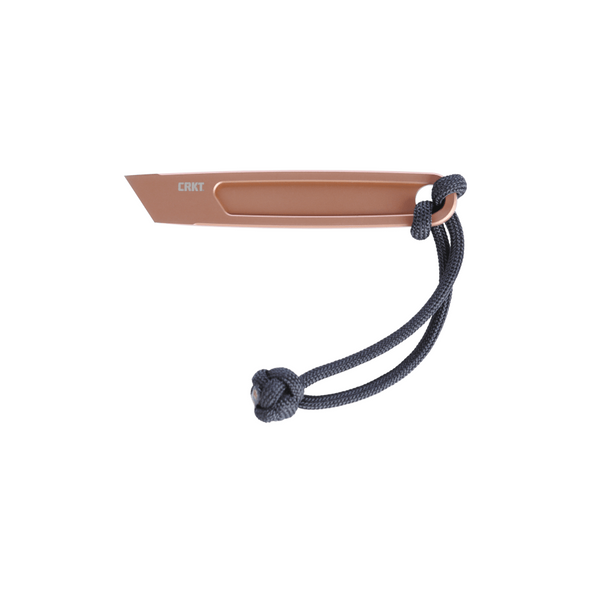 CRKT HangPry Pry Bar, Bronze Anodized Titanium: w/ Sheath, Model 9920B
