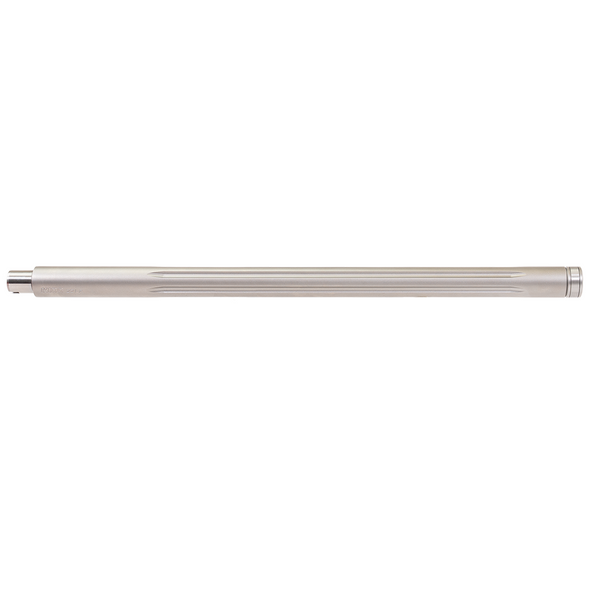 KIDD 22 LR Fluted Stainless Steel Bead Blasted Barrel: 16.5", 1/2x28 Threaded, Heavy Bull Contour