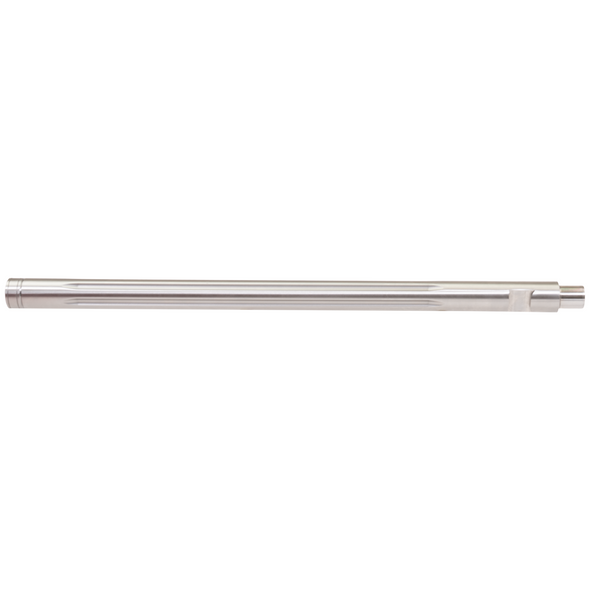 KIDD 22 LR Fluted Stainless Steel Polished Barrel: 16.5", 1/2x28 Threaded, Heavy Bull Contour