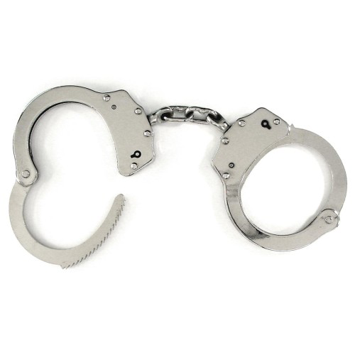 RUKO Knives Double Lock Nickel Plated Steel Handcuffs