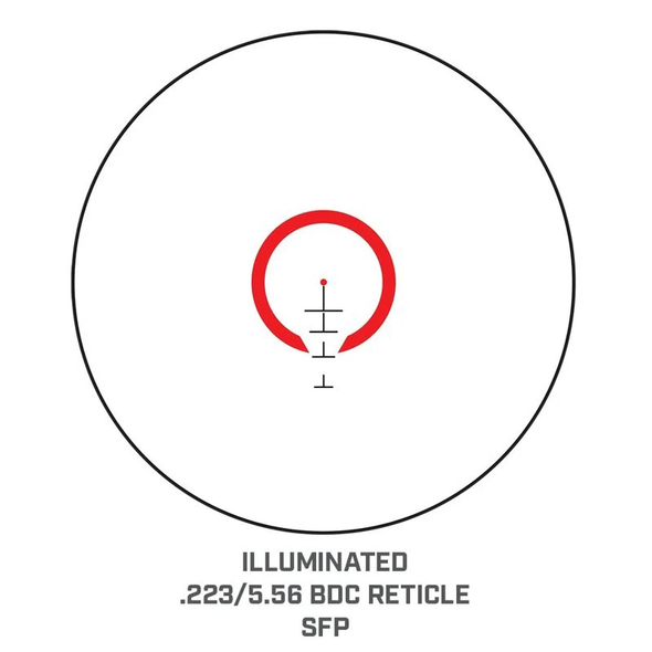 Bushnell AR Optics 1-8x24 SFP Riflescope: Illuminated BTR-1 Reticle, 30mm Tube, Black, Model AR71824I