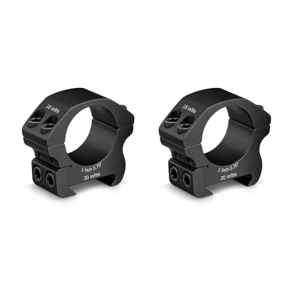 Vortex Optics Pro Series Rings: 1" Tube, 0.75" (Low) | DEMO PR1-L, Grade A