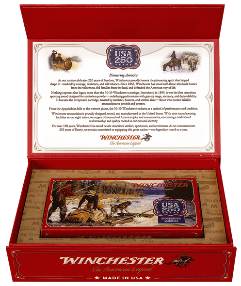 Winchester Power-Point - 250th Anniversary Edition Ammunition: 30-30 Winchester, 170 Grain, Power-Point, 2200 fps