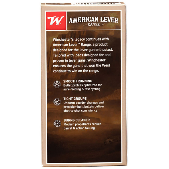 Winchester American Lever Range Ammunition: 30-30 Win, 150 gr, JHP, 2390 fps | W3030AL
