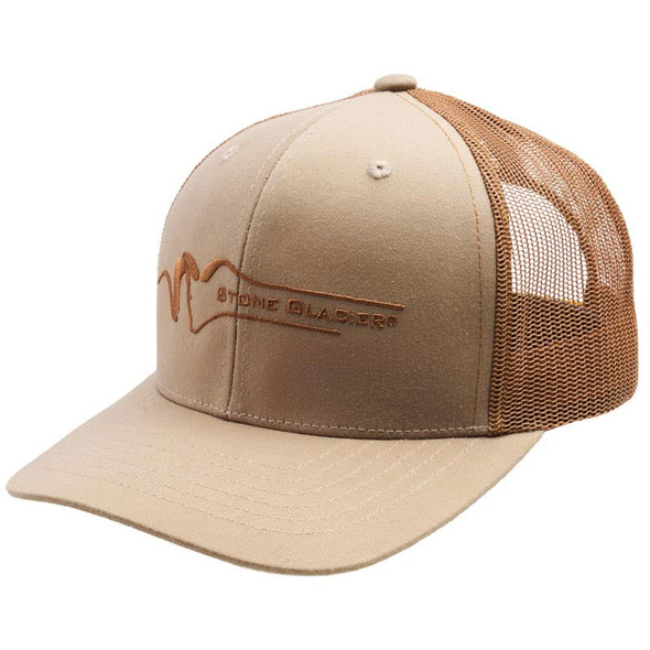 Stone Glacier Classic Trucker Hat, Fieldstone | 60007-FS-OSFM