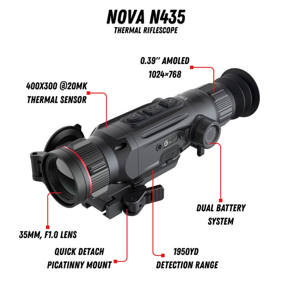 Guide Sensmart NOVA N435 400x300 Thermal Imaging Riflescope