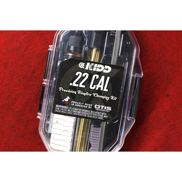 KIDD Precision .22 Rimfire Cleaning Kit with Brass Rod | FG-SRS-22-KIDD