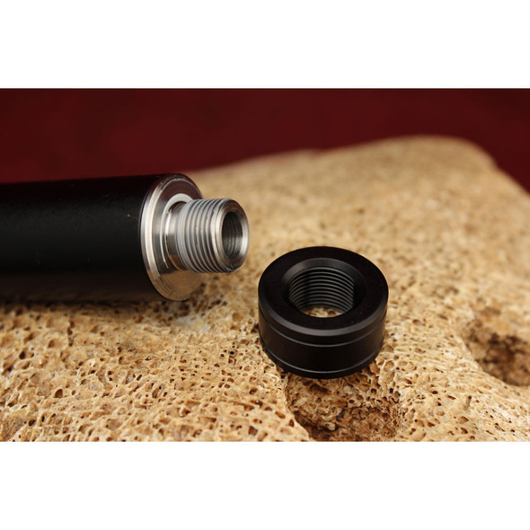Kidd black ultra lightweight fluted barrel threaded end with thread protector