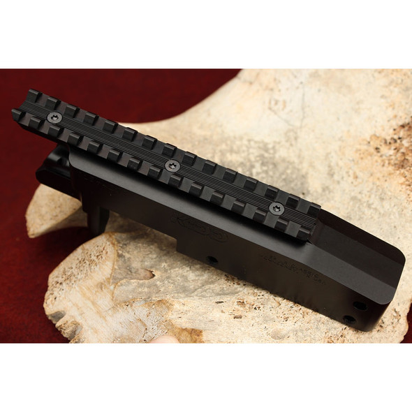 Kidd receiver with picatinny scope base installed