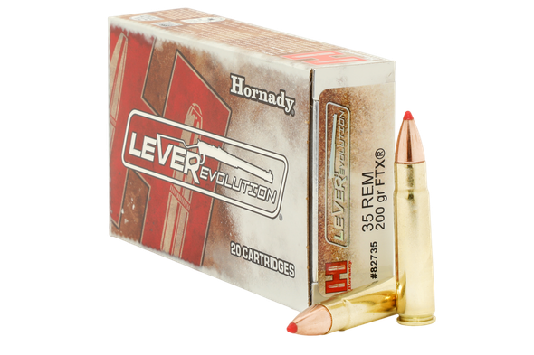 Hornady LEVERevolution Bulk Ammunition: 35 Rem, 200 Grain, FTX, 2225 fps