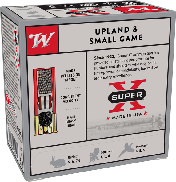 Winchester Super-X Bulk Ammunition: 12 Gauge, 2.75", 5 Shot, 1 1/4 Ounce, 1330 fps