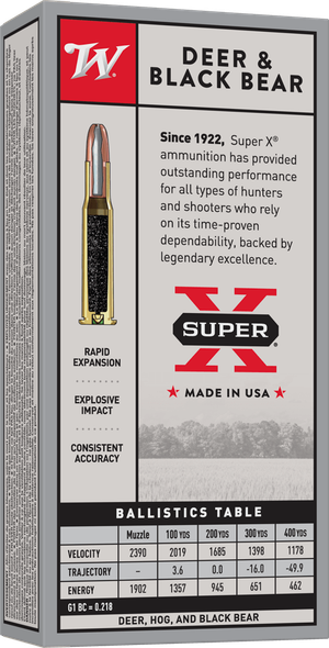 Winchester Super-X Bulk Ammunition: 30-30 Winchester, 150 Grain, Hollow Point, 2390 fps