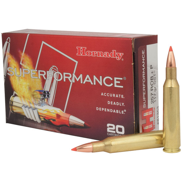 Hornady Superformance 257 Roberts +P, 117 gr, SST Ammunition