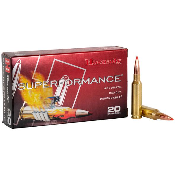 Hornady Superformance Ammunition - 6.5 Creedmoor, 129 gr, SST, 2950 fps, Model 81496