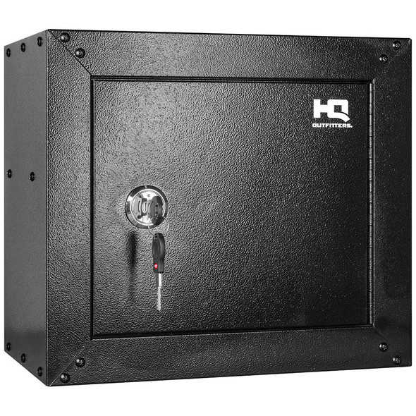 HQ Outfitters Ammo & Pistol Cabinet - Key Lock, Steel, 15"x17"x10"