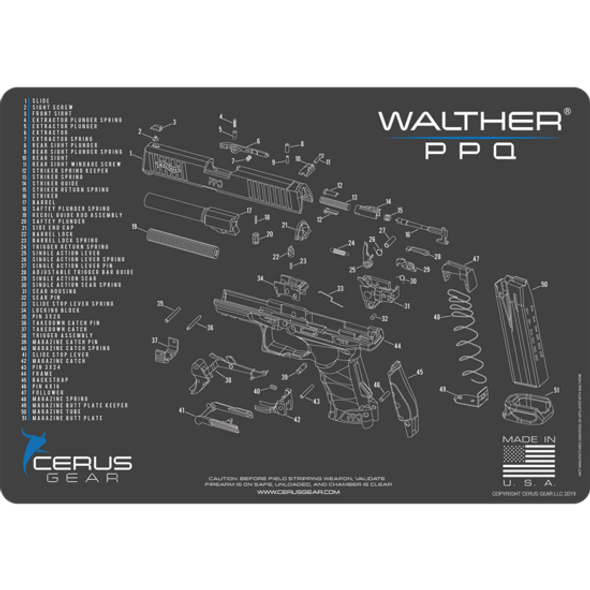 Cerus Gear Schematic ProMat - Walther PPQ ProMat