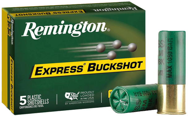 Remington Managed Recoil - Buckshot Ammunition - 12 Gauge, 2-3/4", 00 Buck, lead, 1200 fps, Model 20282