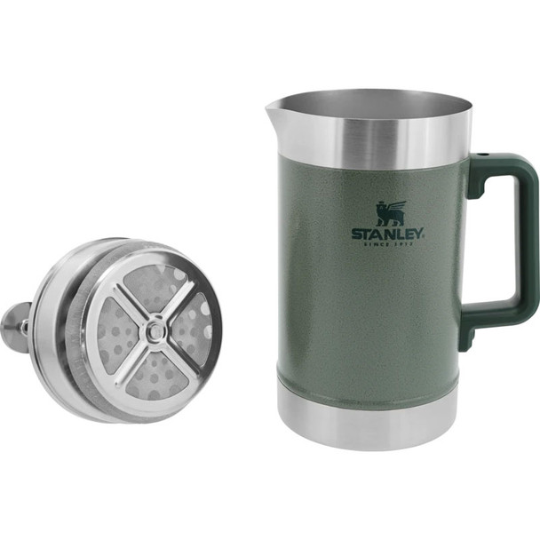 Stanley Classic Stay Hot French Press, 48oz | 1.4L: Hammertone Green