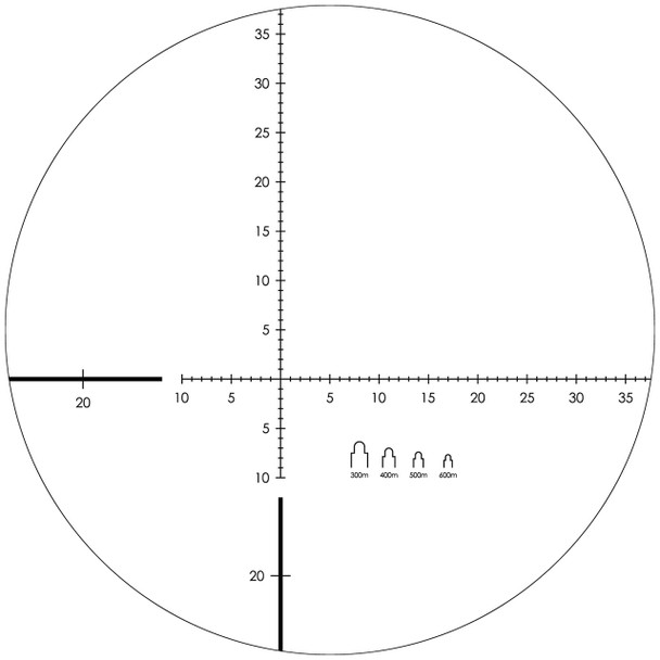 Vortex Optics Solo R/T 8x36 Monocular: Ranging (MRAD) Reticle, Model SOL-3608-RT