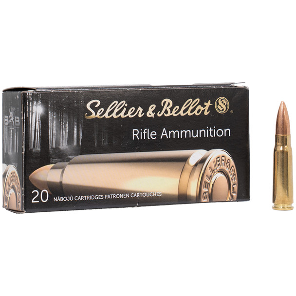 Sellier & Bellot Rifle Line Ammunition: 7.62x39mm, 124 gr, FMJ, Model 340832