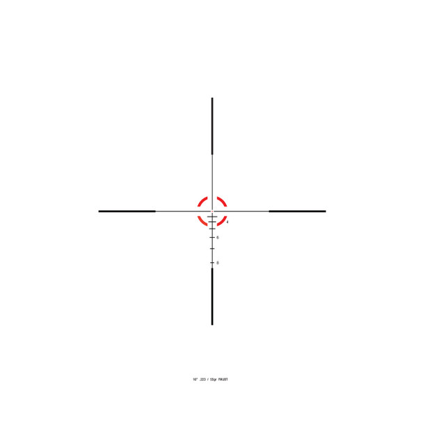 Red BDC Segmented Circle .223/55gr