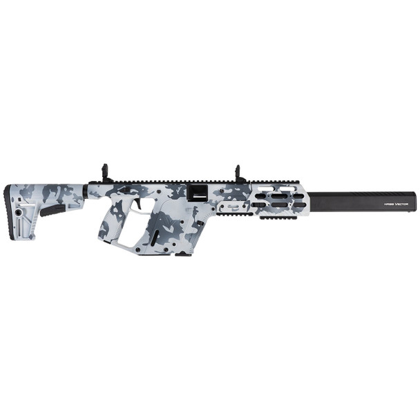 KRISS Vector CRB Canadian MK1 Rifle, Alpine Camo: 9x19mm, 18.6" Barrel, Model KV90-CMCAP20CA