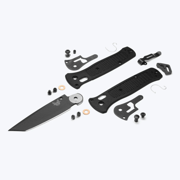 Benchmade 537GY Bailout Knife, Black Grivory