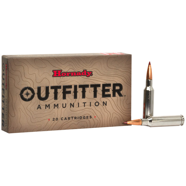 Hornady Outfitter Ammunition: 6.5 Creedmoor, 120 Grain, CX, 2925 fps