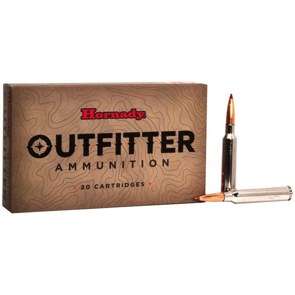 Hornady Outfitter Ammunition: 300 PRC, 190 gr, CX, 3000 fps, Model 82164